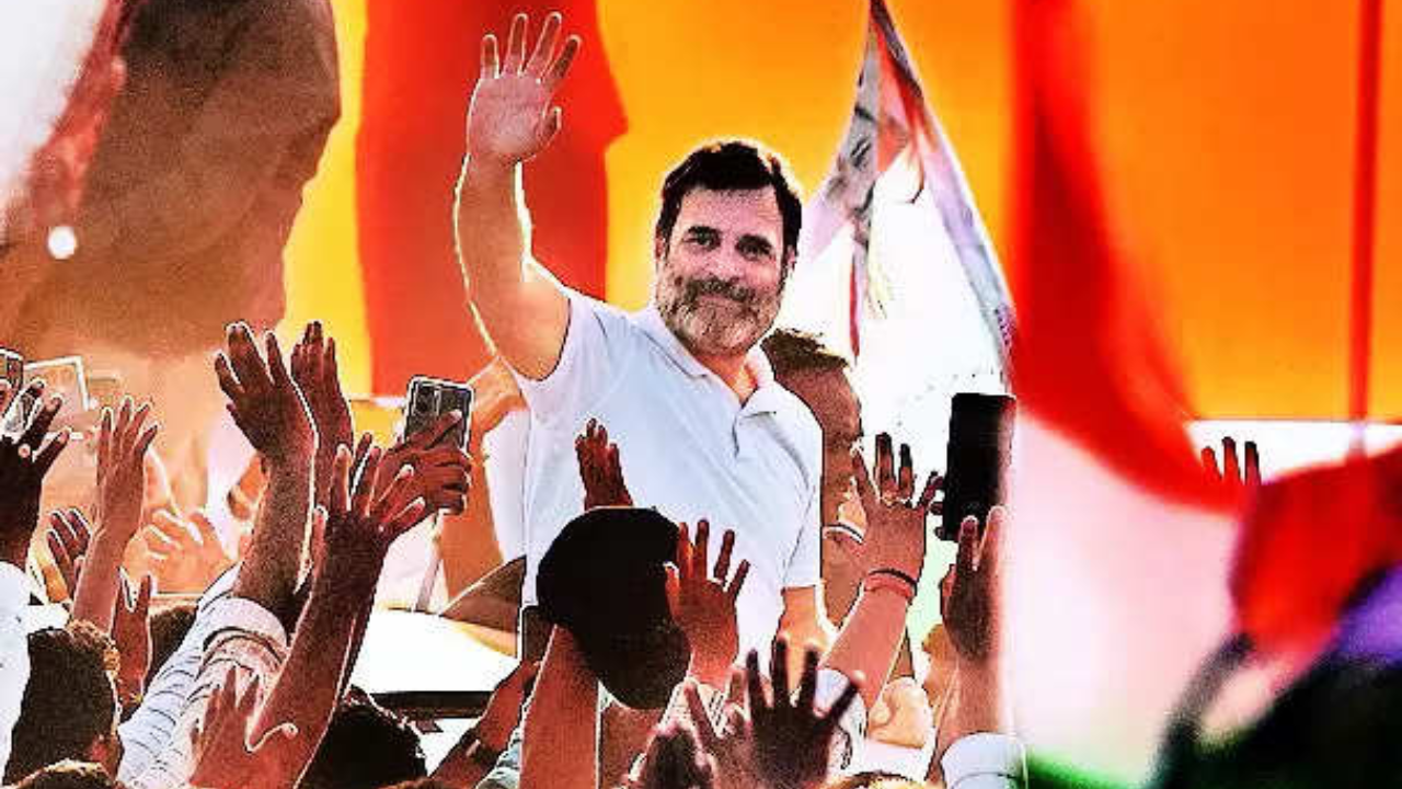 Rahul Gandhi in Telangana: BJP & BRS one big family, KCR is PM Modi's puppet | Hyderabad News - Times of India