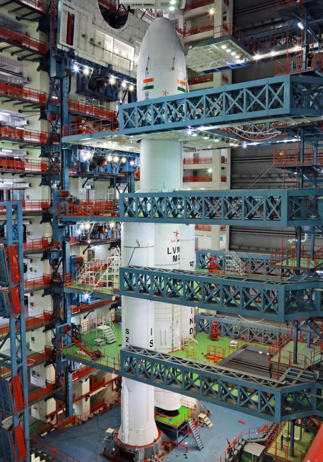 Chandrayaan-3 integrated with launch vehicle