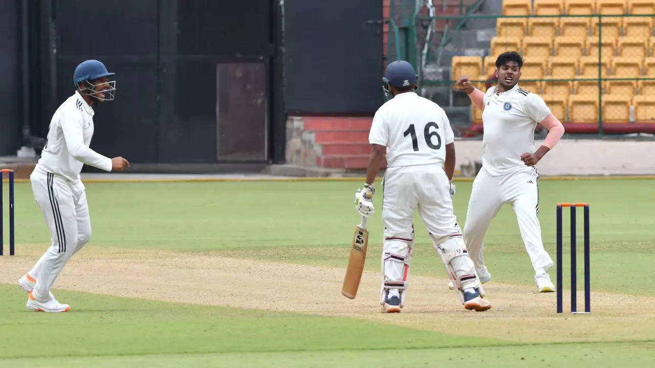 Duleep Trophy All-round show by Harshit Rana brings North Zone back in game Cricket News