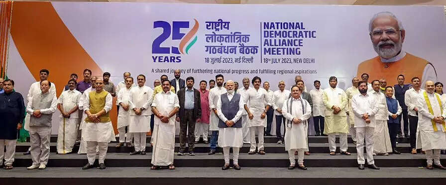 NDA a rainbow of regional aspirations; oppn alliance based on compulsion: PM Modi