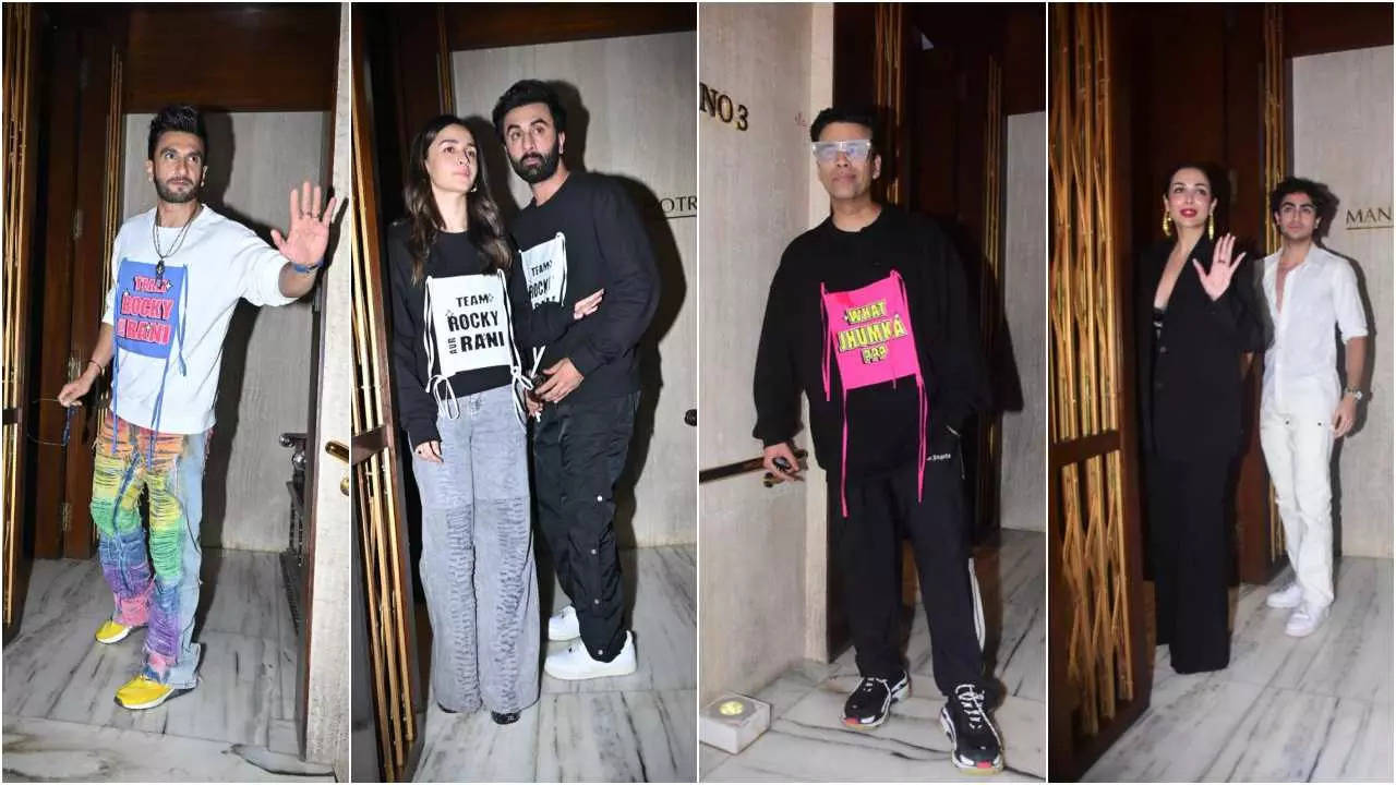 Rocky Aur Rani Kii Prem Kahaani premiere: Alia-Ranbir to Ranveer, Who wore  what