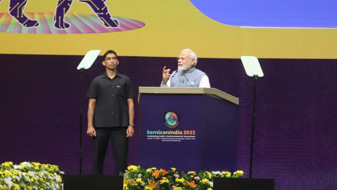 India playing role of a great conductor for semiconductor industry: PM Modi