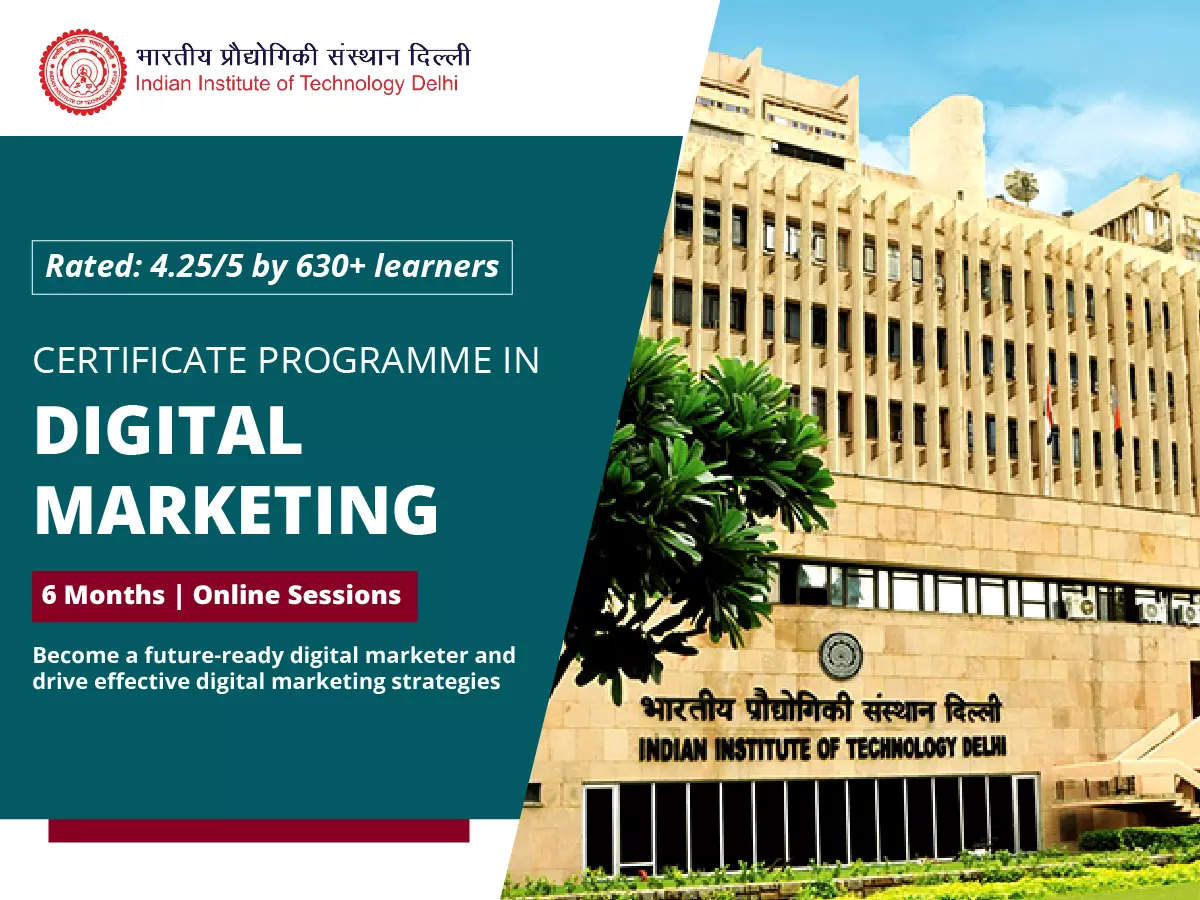 IIT Delhi - Certificate Programme in Digital Marketing