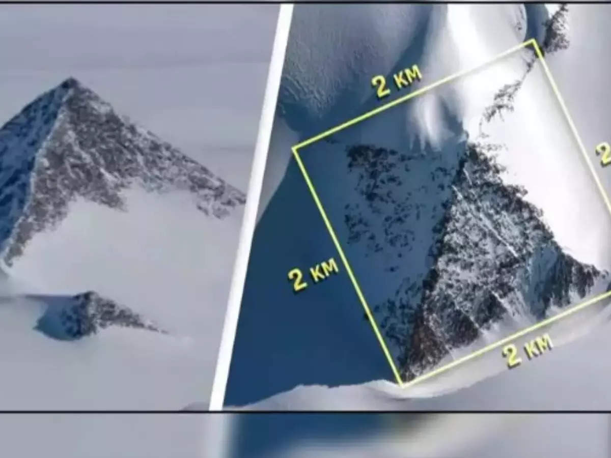 Reality behind natural pyramid-like mountain discovered in Antarctica