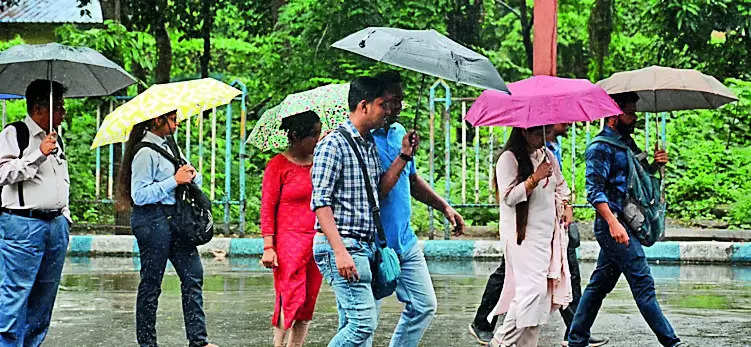 Middleby: Intensity Of Showers May Reduce From Wed | Kolkata News – Times of India