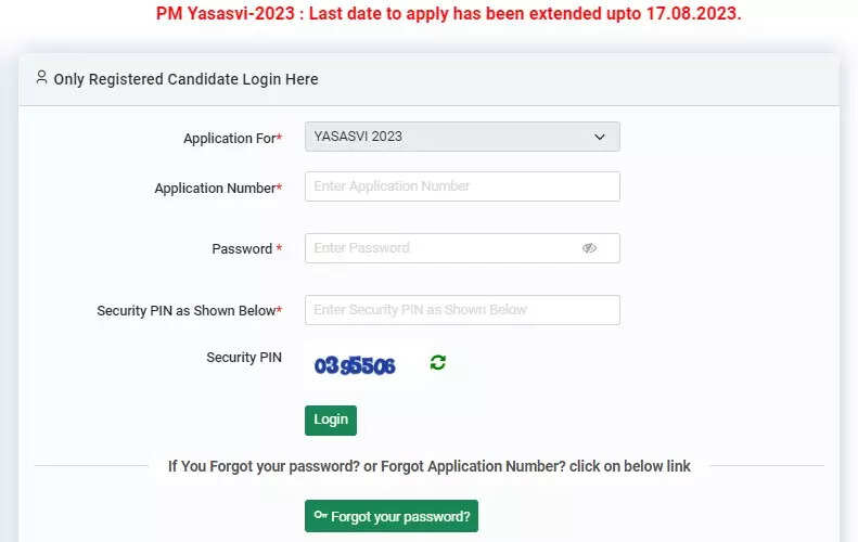 PM YASASVI Entrance Test 2023 application last date extended to August 17, apply here – Times of India