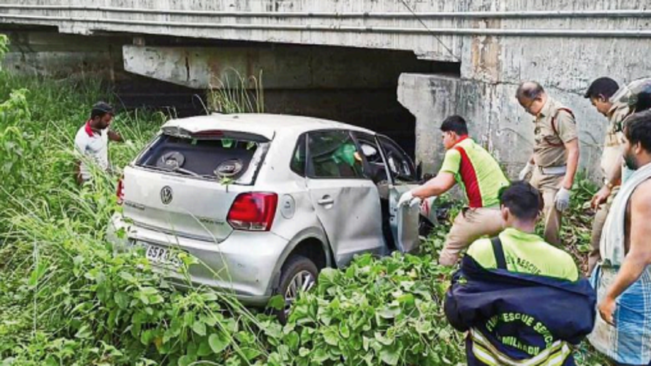 Tamil Nadu: 3 techies killed as car falls into canal