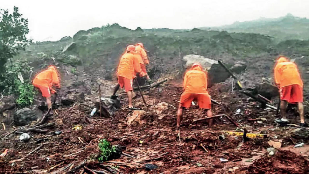 Irshalgad landslide toll now 29, say Raigad officials | Navi Mumbai News – Times of India