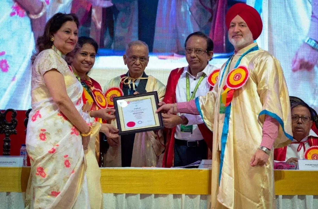 DBU Chancellor awarded honorary DLitt degree – Times of India