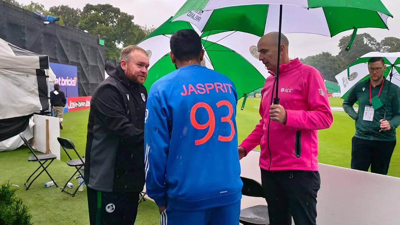 1st T20I: India wins rain-marred series opener against Ireland