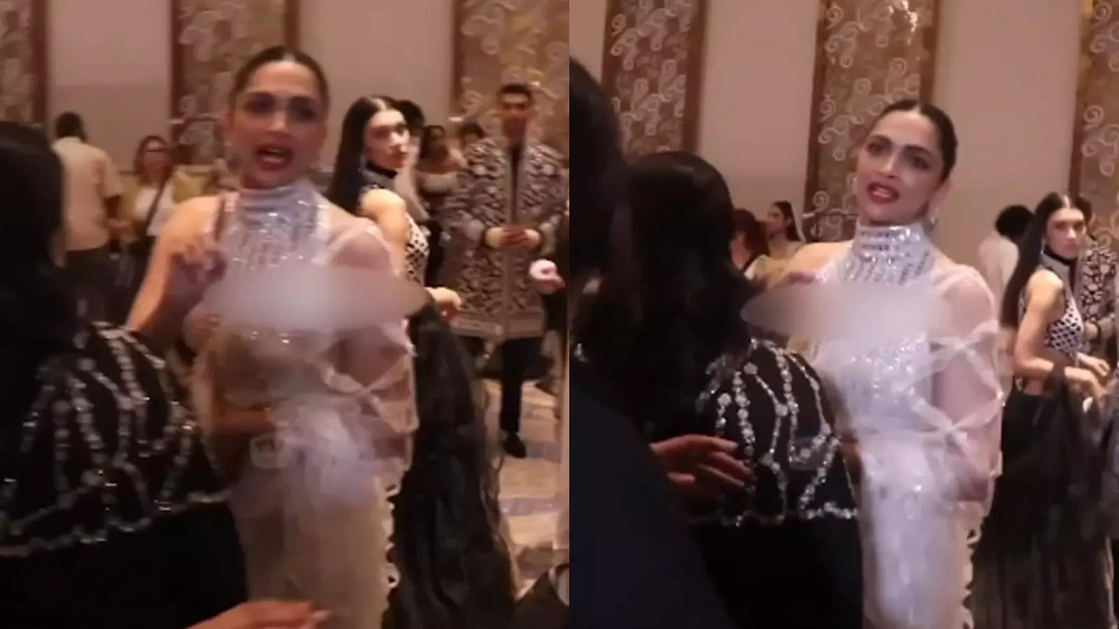 Deepika Padukone loses her cool as paps try to click her with Ranveer  Singh's mother; says, 'Yahan allowed nahi hai' | Hindi Movie News - Times  of India