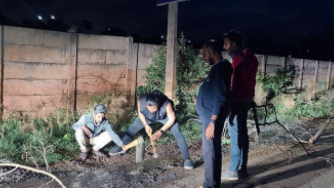 Bengaluru techie takes Rs 2.7L loan to fill potholes