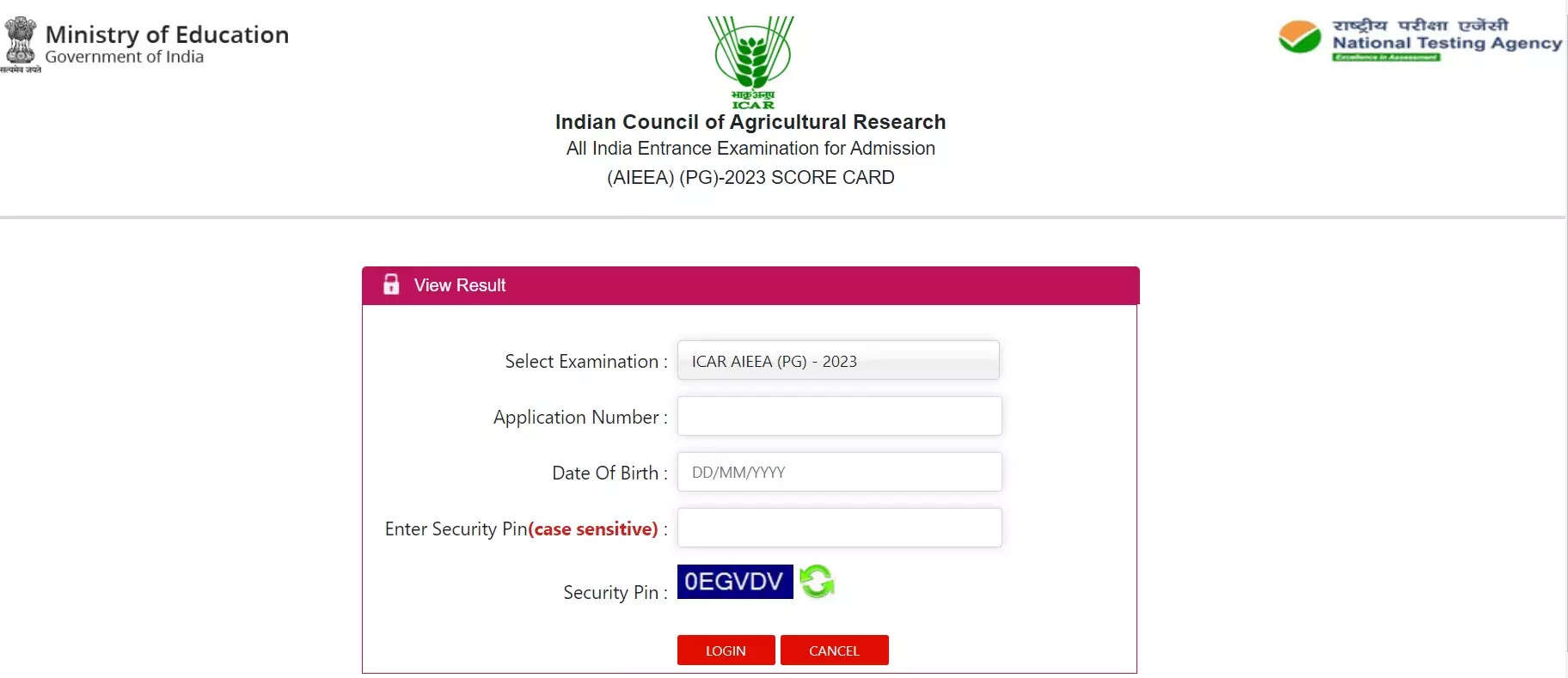 ICAR PG, PhD Results 2023 declared on icar.nta.nic.in, here’s how to check – Times of India