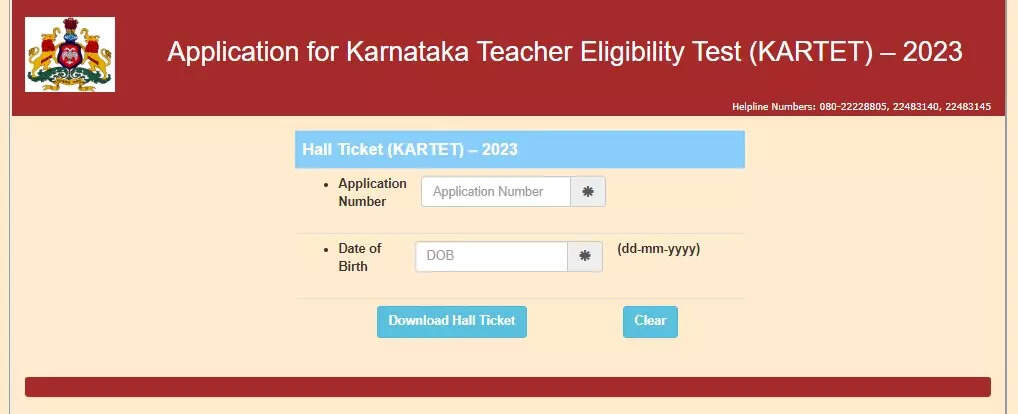 KARTET Hall Ticket 2023 released on sts.karnataka.gov.in, direct link to download – Times of India