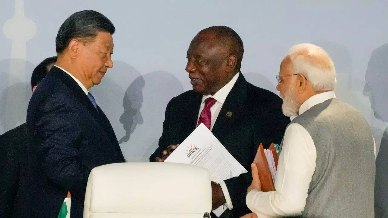 Modi, Xi meet on Brics sidelines, agree on LAC disengagement
