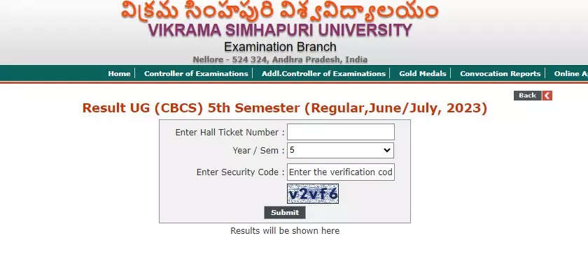 VSU 5th Semester Result 2023 declared on vsu.ac.in, how to download – Times of India