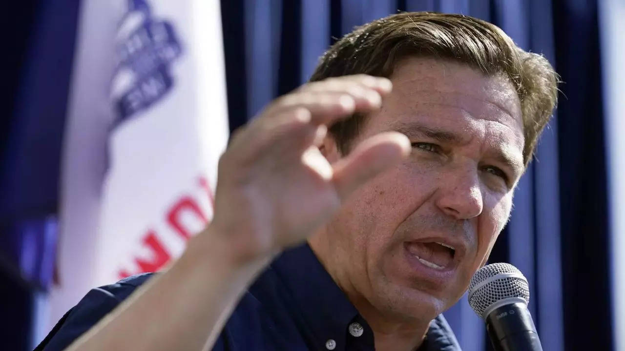 Gov. Ron DeSantis said Saturday in a post on the social media site X, formerly known as Twitter, that he has directed state emergency officials begin preparations for a storm. (AP) 