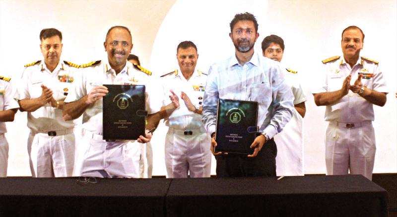 The Navy signed an agreement with Cdr Abhilash Tomy (Retd)