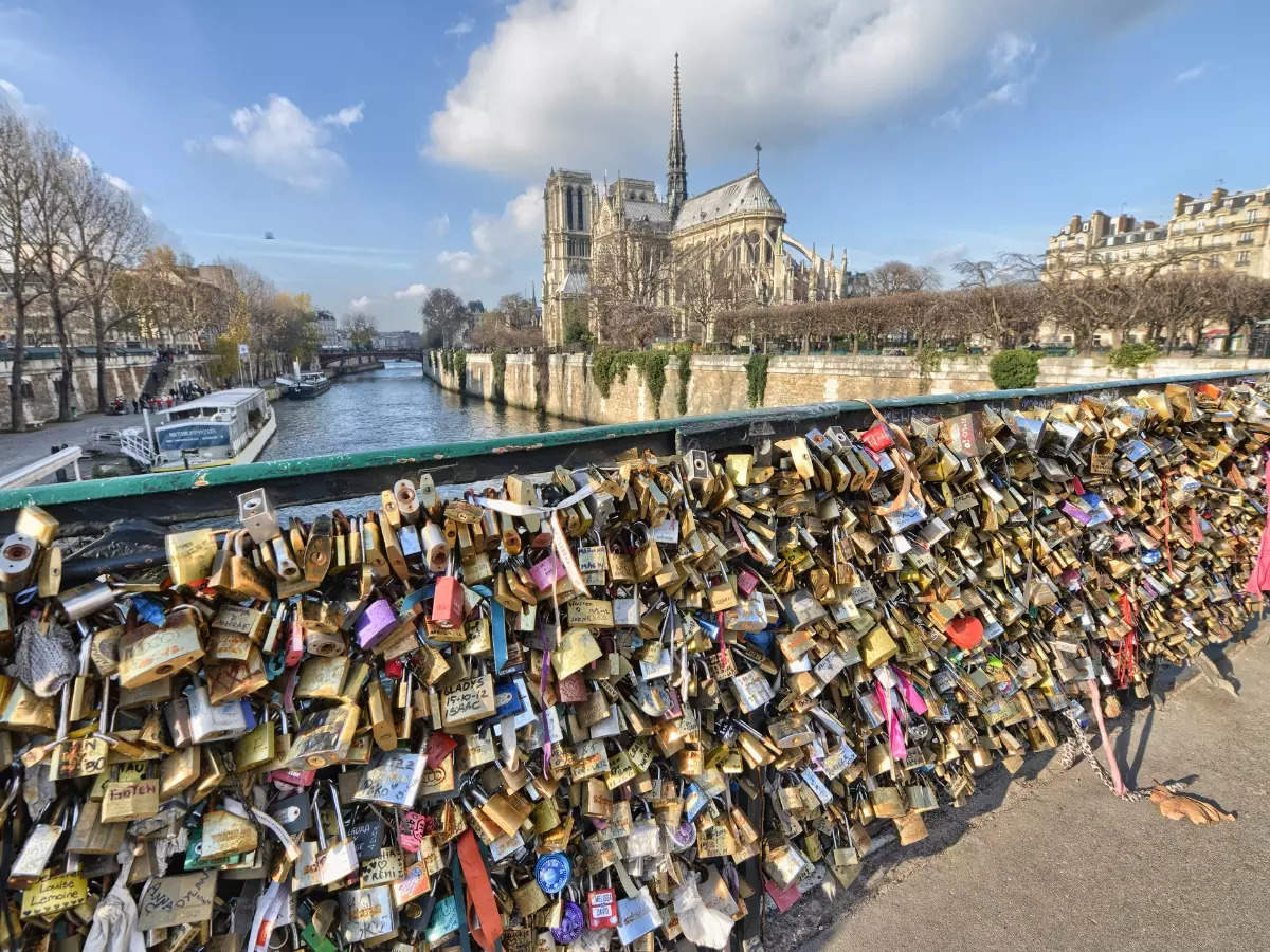 Weight of love: Pont des Arts, Paris’ love lock bridge that collapsed