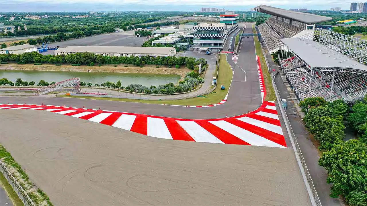 READY FOR ACTION: The new-look Buddh International Circuit will host the MotoGP Bharat later this month. (PTI Photo)