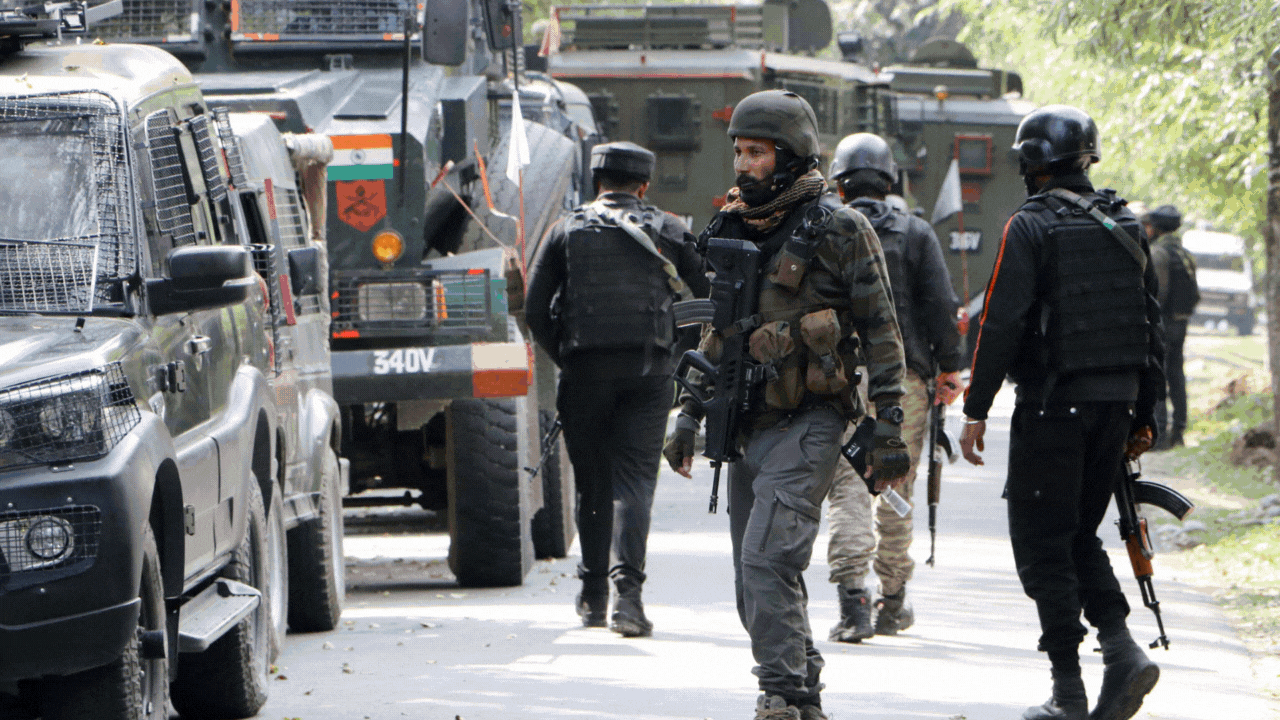 J&K: Forces use drones as anti-terror op enters Day 3
