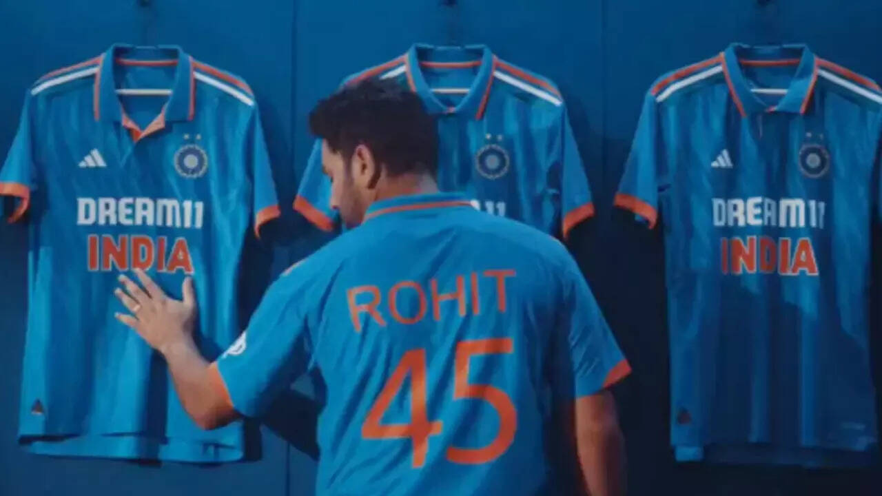 Team India's ODI World Cup jersey unveiled, watch viral video