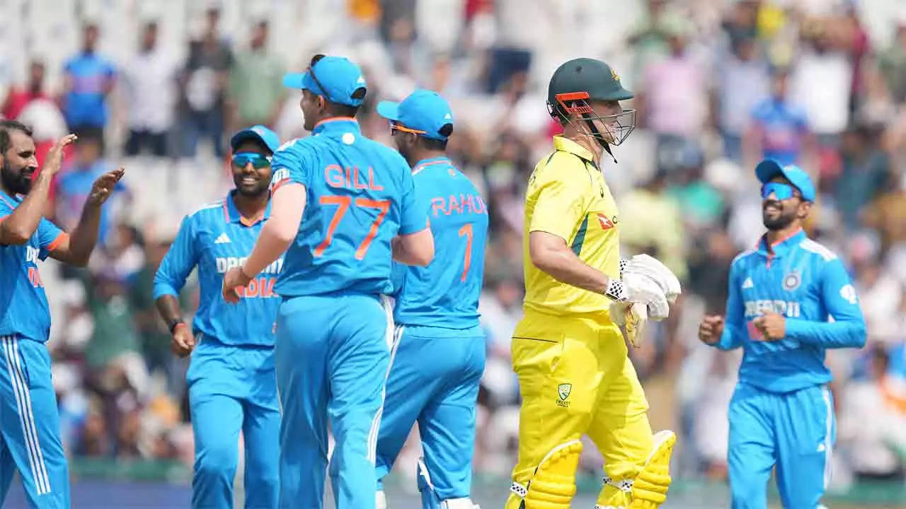 IND vs AUS Highlights India beat Australia by 5 wickets to take 1-0 lead