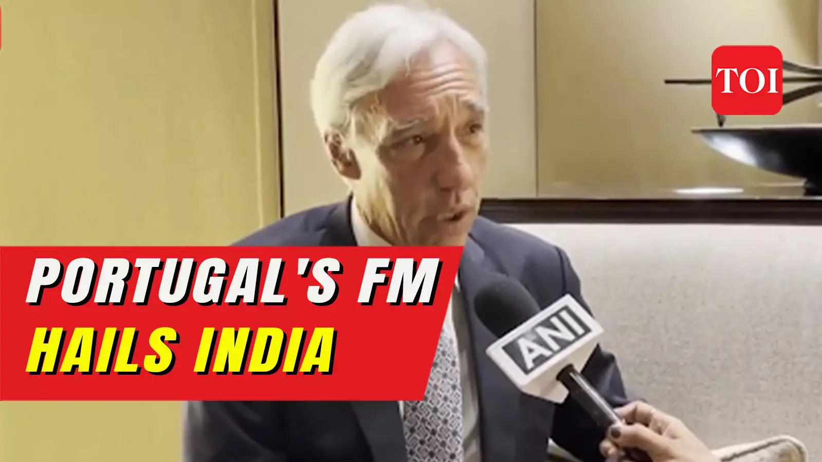 “A Índia tem peso, credibilidade…” Ministro dos Negócios Estrangeiros português elogia a Índia |  Notícias