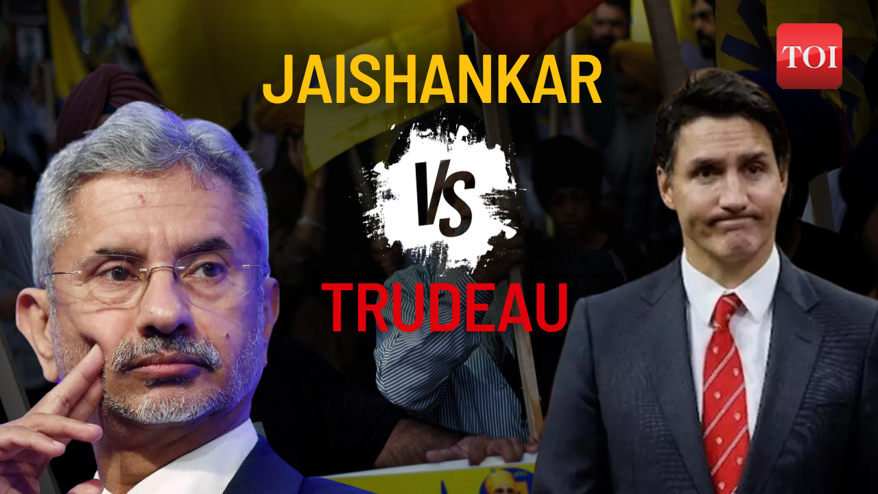watch eam jaishankars point by point rebuttal to canadian pm justin trudeaus charges
