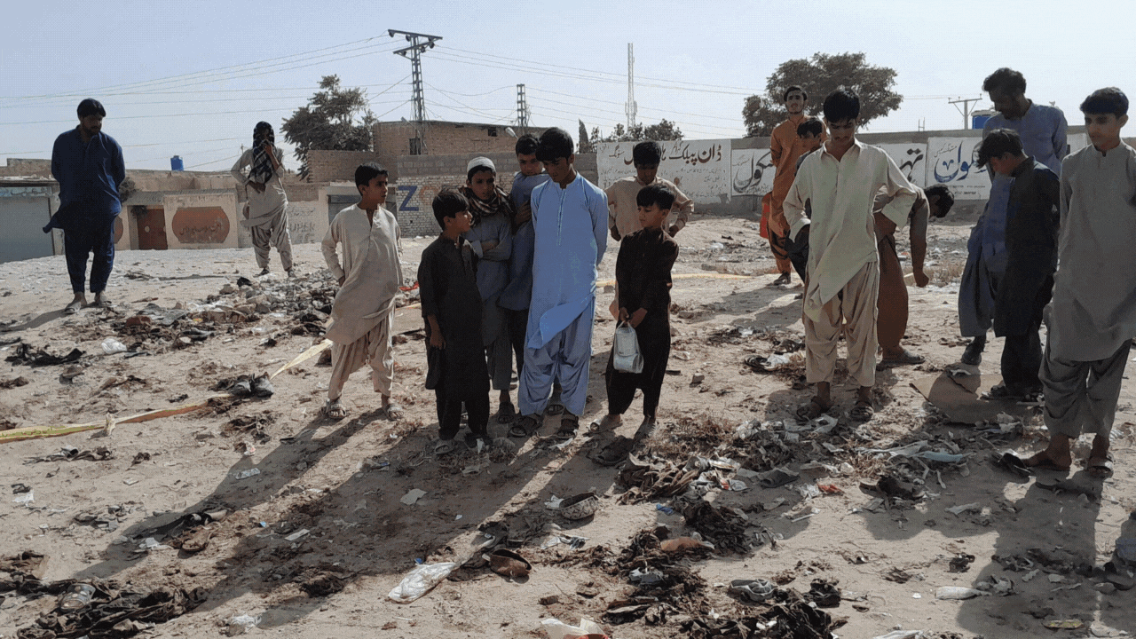 At least 56 killed as twin suicide blasts rock Pakistan