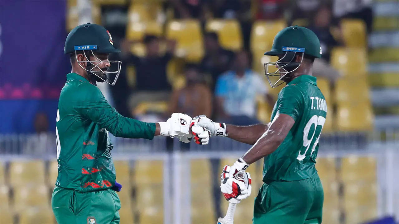 विश्व कप अभ्यास में बांग्लादेश ने श्रीलंका को हराया, लिटन, तन्ज़िद और मेहदी के शानदार प्रदर्शन |  क्रिकेट खबर