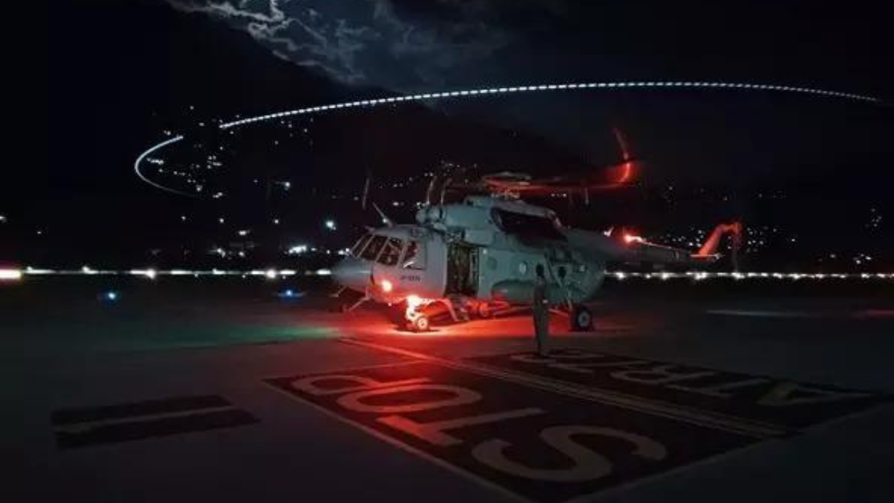 How IAF evacuated a critical patient in complete darkness
