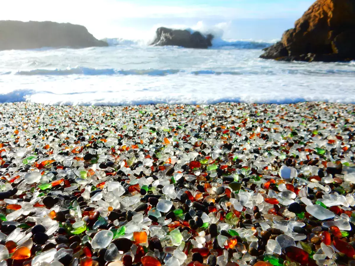 Glass Beach, California: When nature turns trash into tourist attraction
