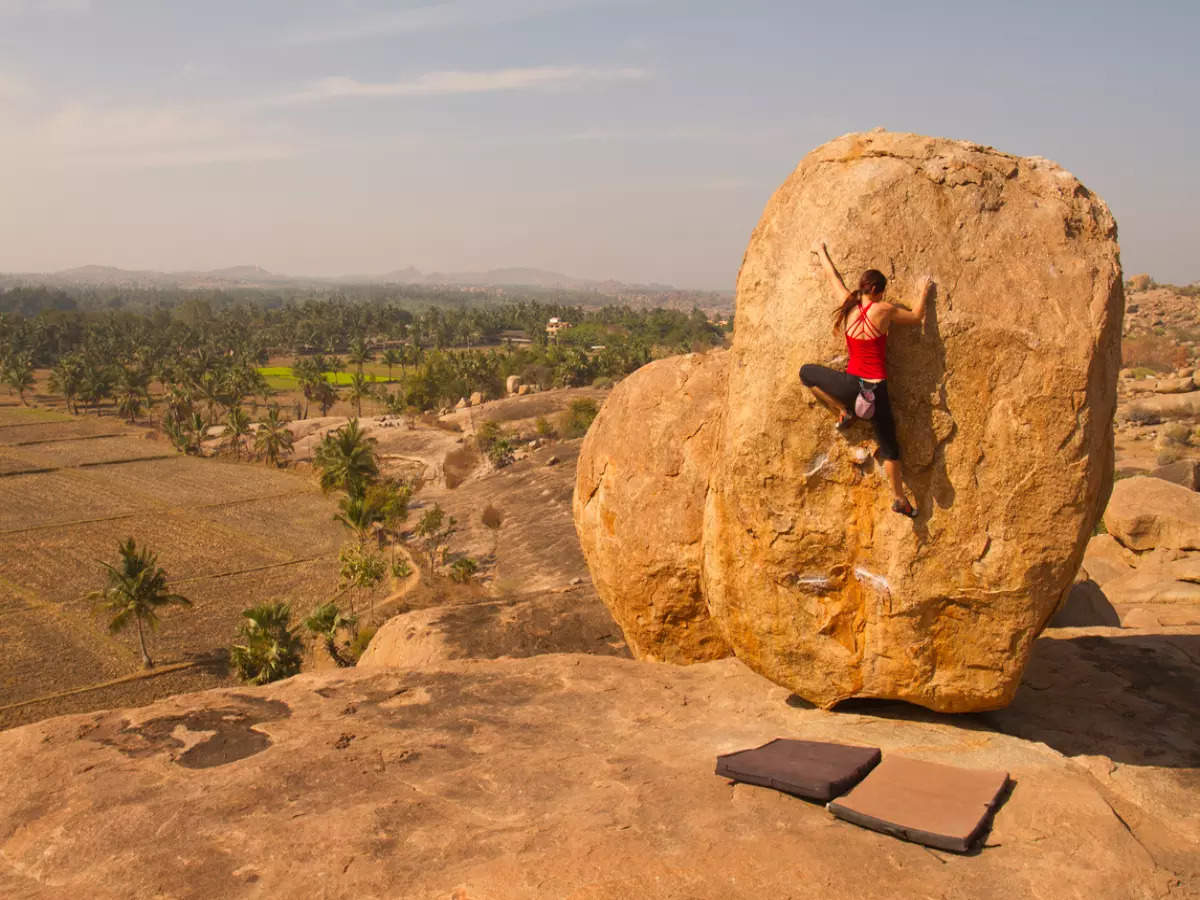 When bouldering and rock climbing are the reasons to visit Hampi