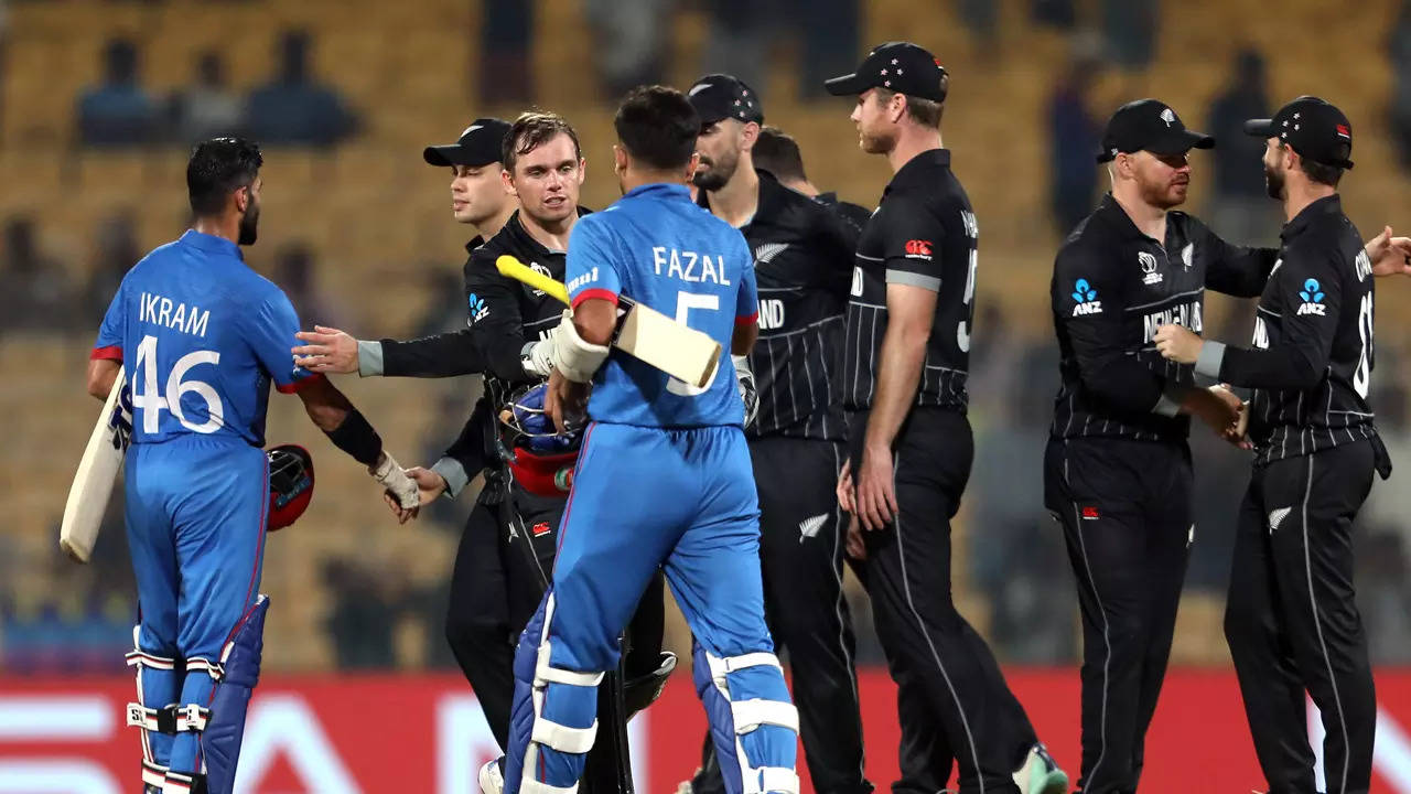 ICC ODI World Cup, NZ vs AFG highlights: New Zealand crush Afghanistan by 149 runs to go top | Cricket News – Times of India