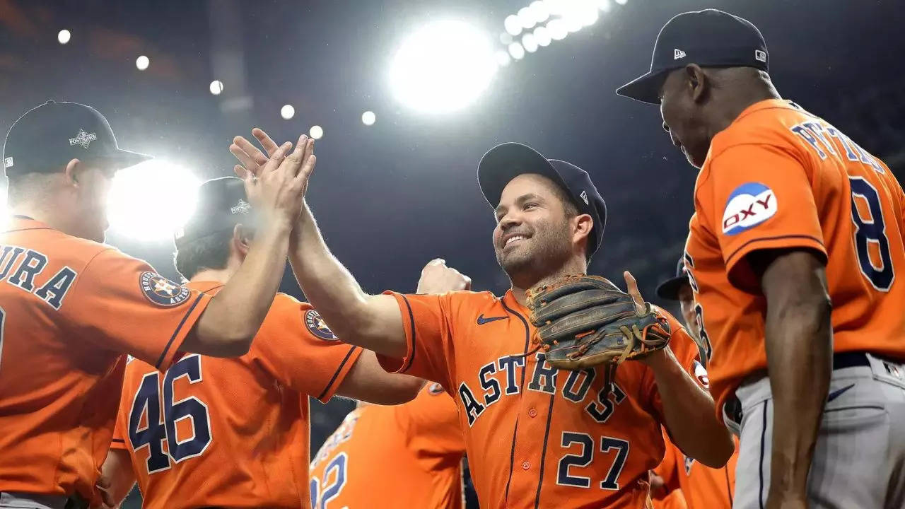 Houston Astros still confident heading into Game 2 of ALCS vs. Texas  Rangers - Times of India