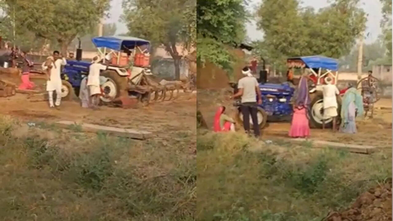 Gruesome murder caught on cam: Farmer drives tractor over man multiple times in Rajasthan