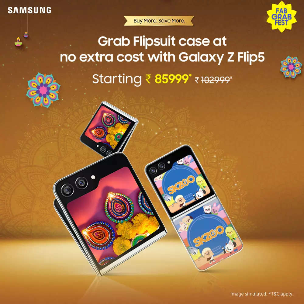 Make your life effortless with the Samsung Galaxy Z Flip5
