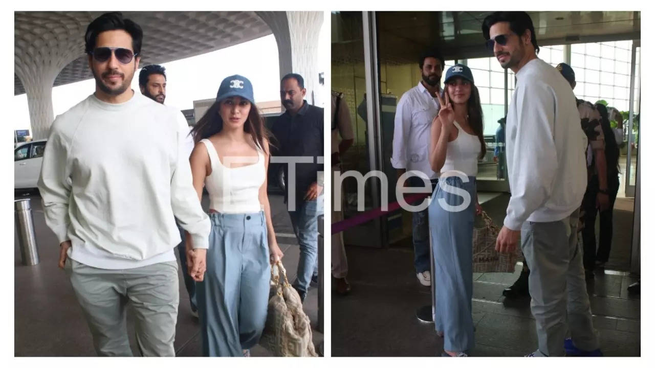 Sidharth Malhotra and Kiara Advani jet off to Delhi for his or her FIRST Karva Chauth celebration – See pics | Hindi Film Information