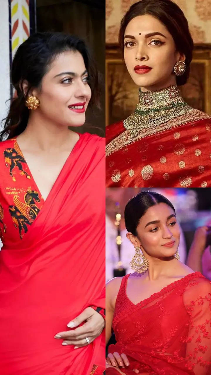 Kajol, Deepika Padukone, Alia Bhatt: Purple saree look inspiration to take from celebs for Karwa Chauth