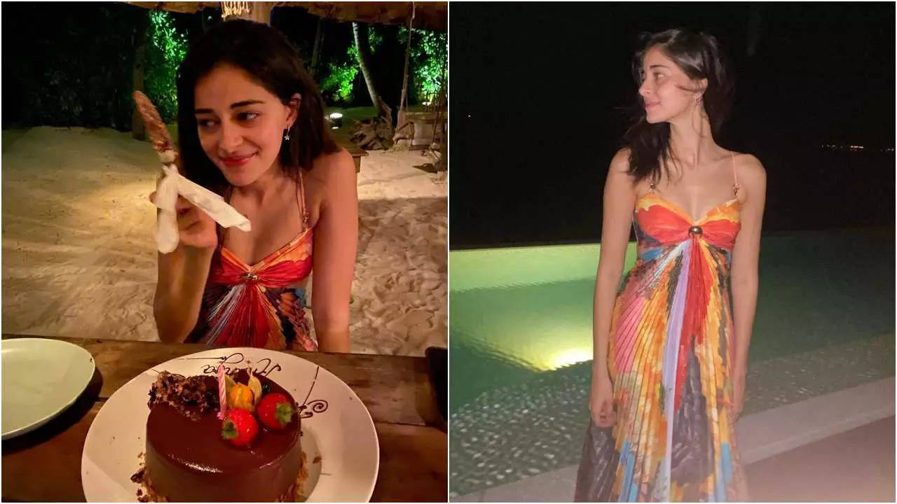 That is how Ananya Panday celebrated her twenty fifth birthday in Maldives | Hindi Film Information