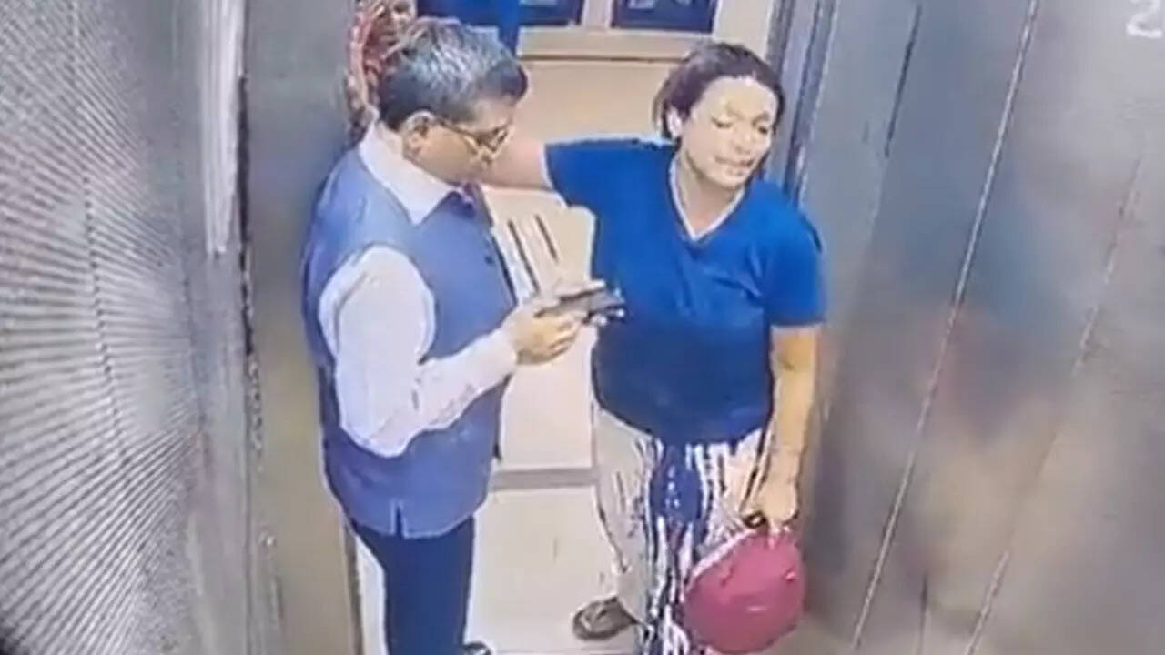 Retired IAS officer slaps woman for taking dog inside lift