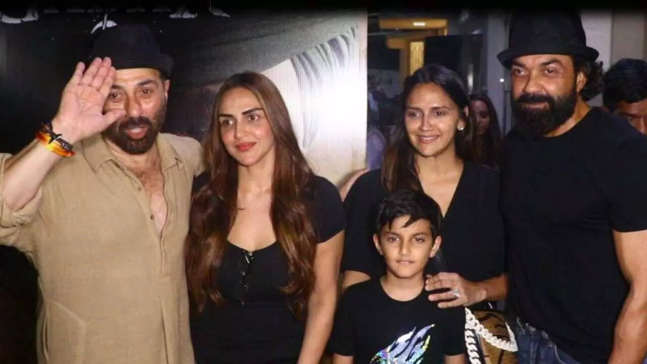 Esha Deol finds it ‘very humorous’ when folks time period her relationship with Sunny Deol and Bobby Deol as reunion: We’re simply personal as a household | Hindi Film Information