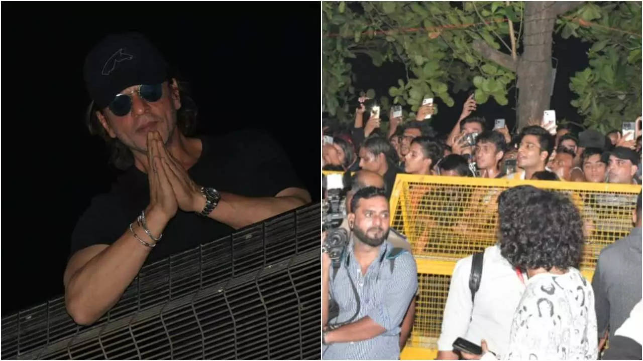 शाहरुख खान: ‘मैं सिर्फ एक अभिनेता हूं,’ देर रात उन्हें बधाई देने आए प्रशंसकों के प्यार से शाहरुख खान अभिभूत हो गए