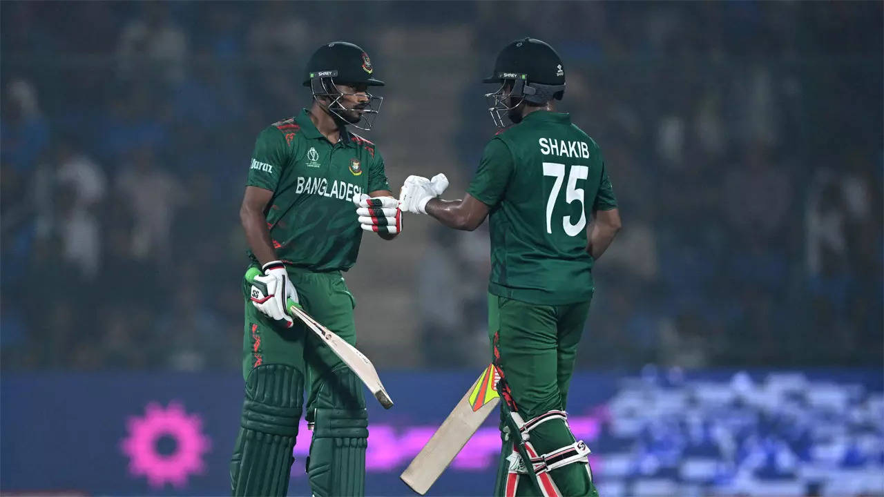 Bangladesh vs Sri Lanka Highlights World Cup 2023 Shakib Shanto