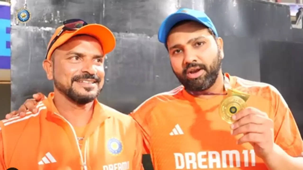 Watch: Rohit Sharma wins 'Fielder of the Match' medal