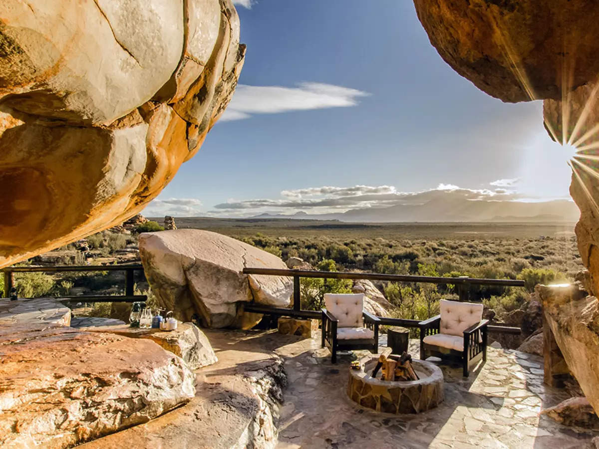 Kagga Kamma Lodge in Cape Town makes living in a cave fun!