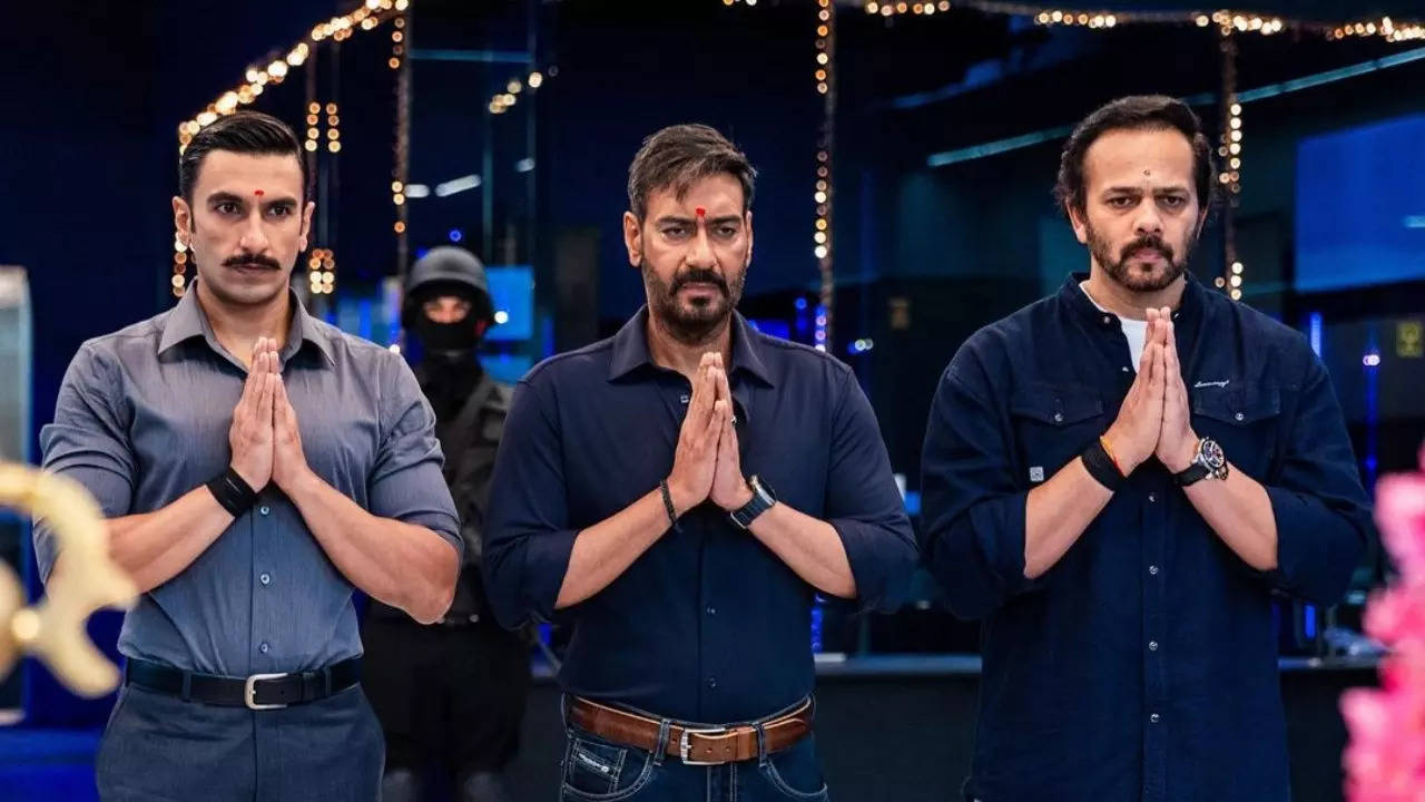 Singham 3 Hyderabad Taking pictures: Singham 3: Rohit Shetty and Ajay Devgn wrap up Hyderabad capturing schedule, head again to Mumbai for Diwali celebration