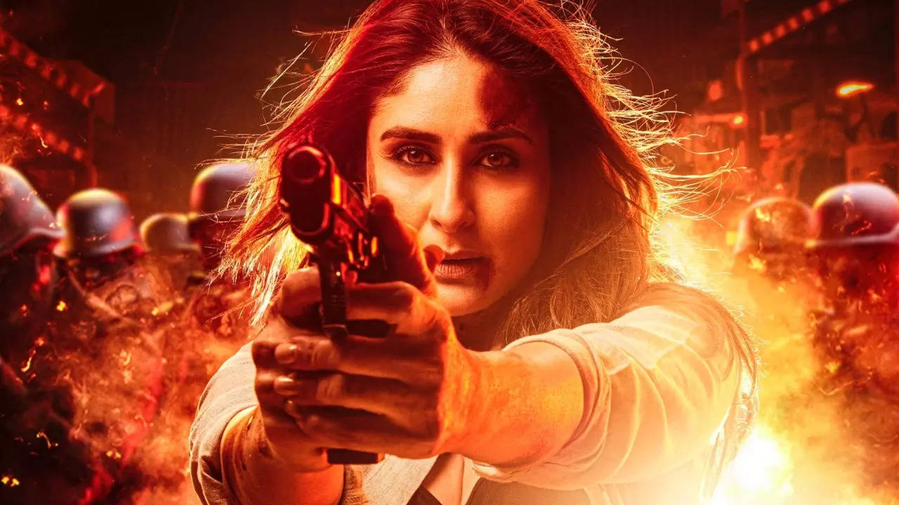 Kareena Kapoor Khan’s first look from ‘Singham Once more’ out, Akshay Kumar says, ‘mess at your personal danger’ | Hindi Film Information