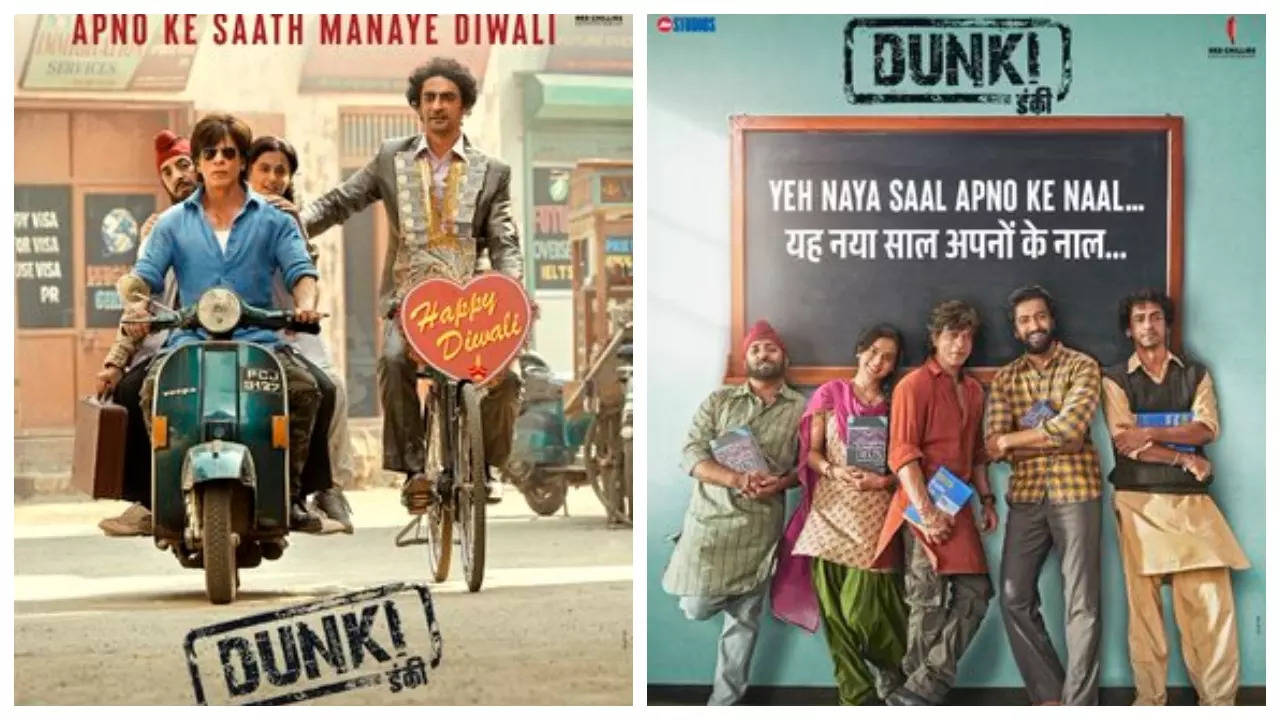 Shah Rukh Khan treats followers with new posters of ‘Dunki’ as he needs followers on Diwali – See publish | Hindi Film Information